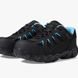 Thorogood WP BBP Safety Crosstrex Ox black blue size 7.5 wide women’s